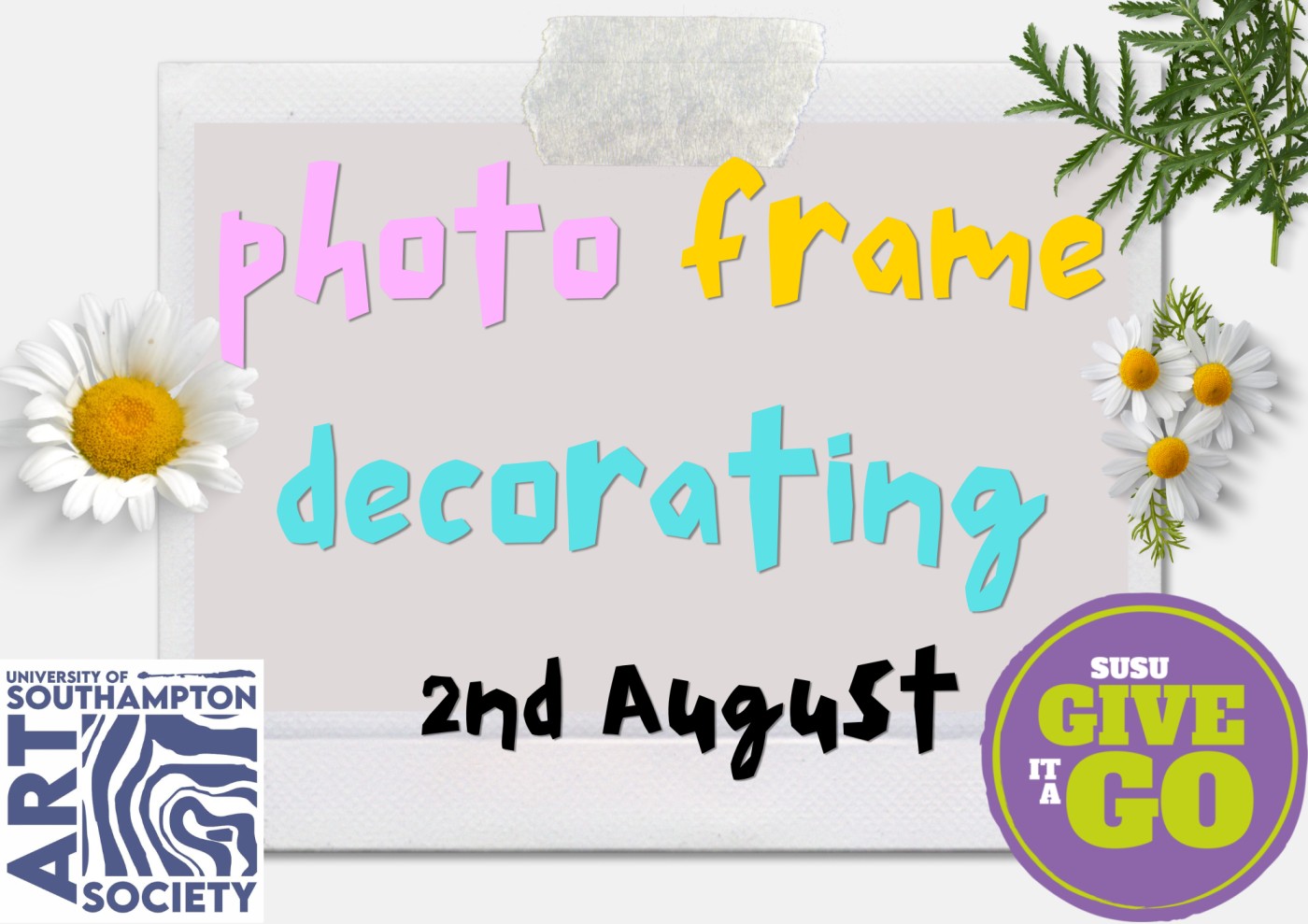 GIAG Crafternoon: Photo Frame Decorating with Art Society